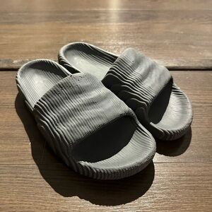 adidas Gray Slide Sandals